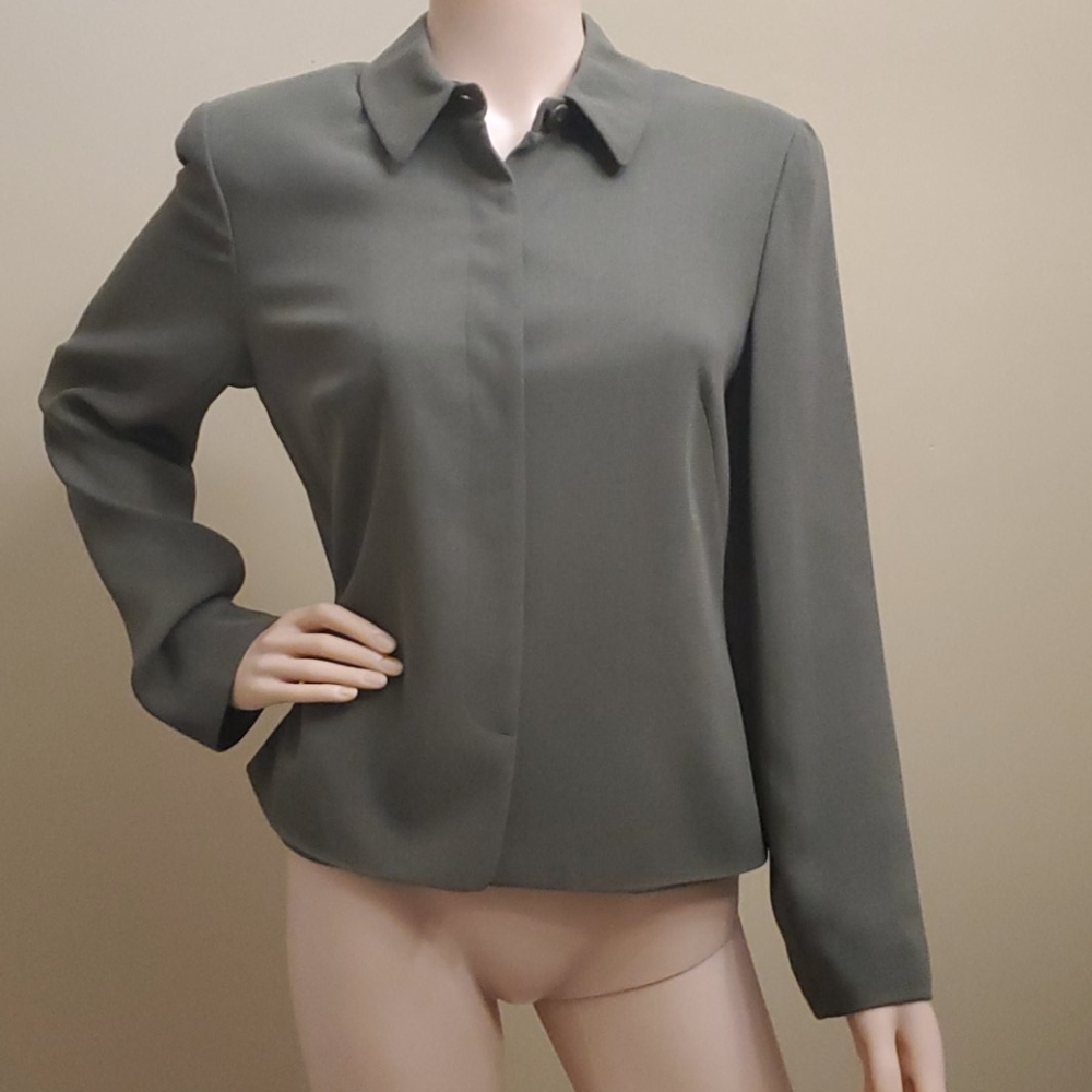 Ann Taylor Green blazer